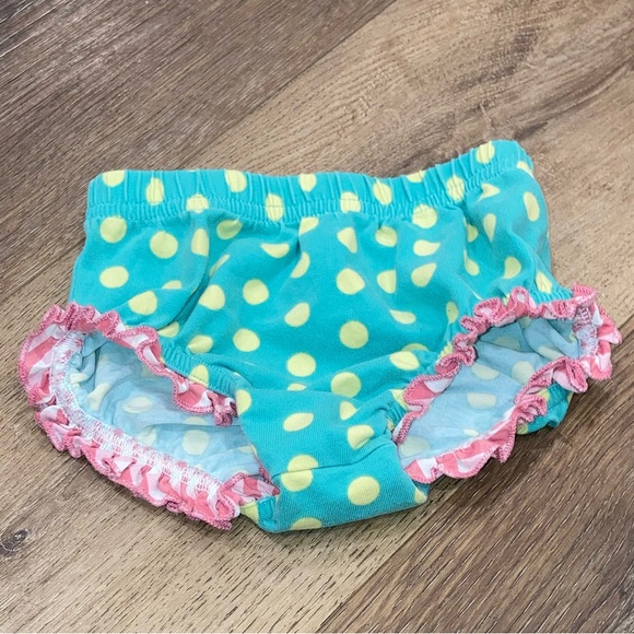 Matilda Jane Polka Dot Bloomers Diaper Cover Ruffles Spring 6-12m - Picture 2 of 6